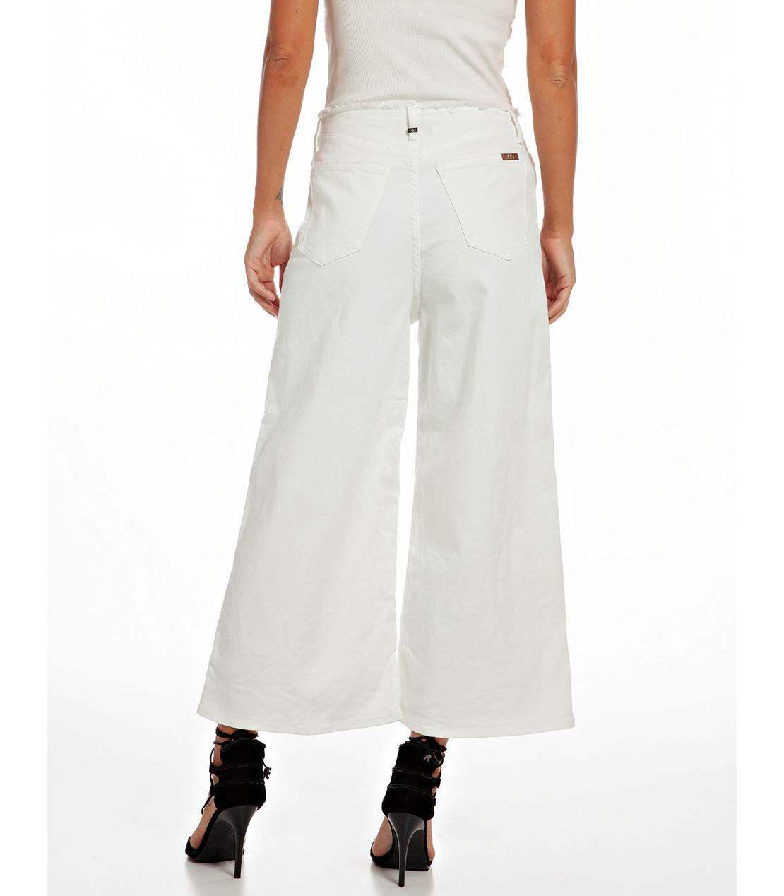 ワイドフレアーATELIER ストレッチデニム 詳細画像 ホワイト 2